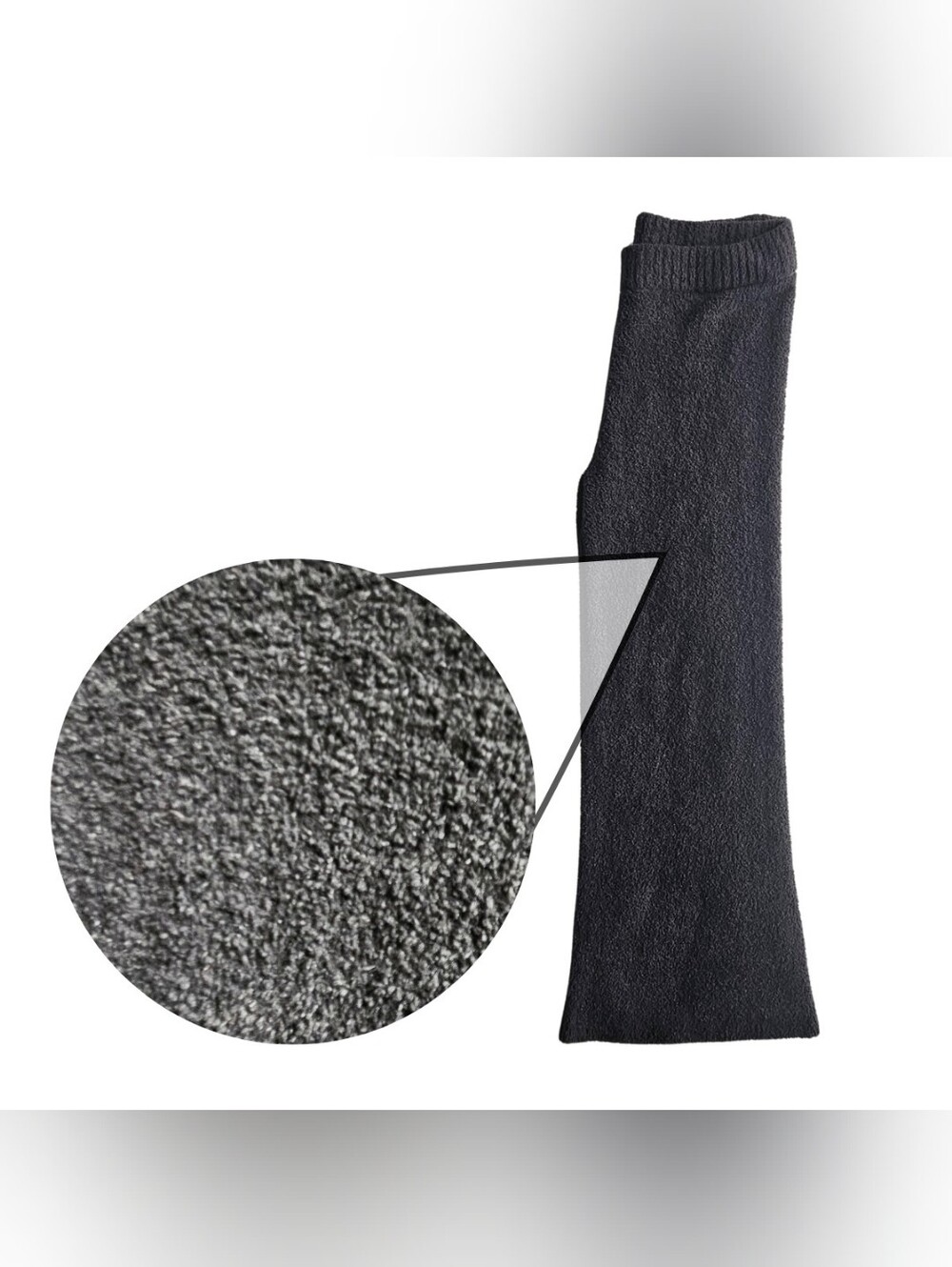 stars above Women's Plus Size XXL Charcoal Plush Lounge Flares